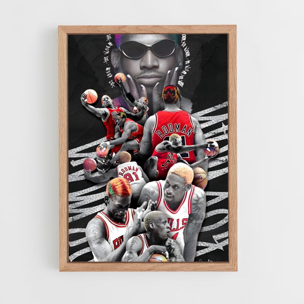 Poster Chicago de bulls – affiche Basketball (vue 4)